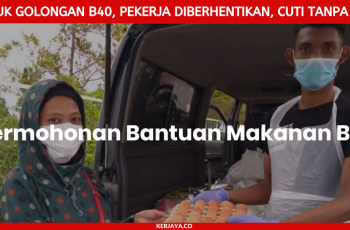 Daftar Permohonan Bantuan Bekalan Makanan B40 Di Buka