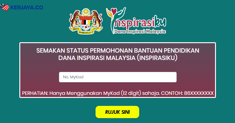 Semakan Status Permohonan Yapeim Dana Inspirasi Malaysia 