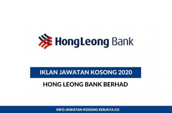 Hong Leong Bank Berhad ~ Pelbagai Kekosongan Jawatan