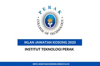 Institut Teknologi Perak ~ Assistant Manager