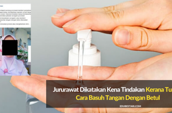 Jururawat Dikatakan Kena Tindakan Kerana Tunjuk Cara Basuh Tangan Dengan Betul