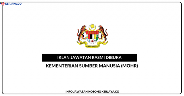 Kementerian Sumber Manusia ~ Jawatan Kosong Pembantu Pegawai Latihan Vokasional Gred DV1 (Penyemburan Cat Automotif) , Pembantu Pegawai Latihan Vokasional Gred DV1 (Penyejukan Dan Penyamanan Udara) , Pembantu Pegawai Latihan Vokasional Gred DV1 (Pembuatan Perabot)