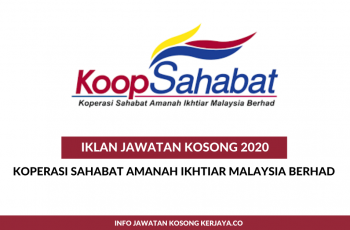 Koperasi Sahabat Amanah Ikhtiar Malaysia Berhad ~ Eksekutif Teknologi Maklumat