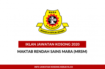 Guru Matematik MRSM Tahun 2020