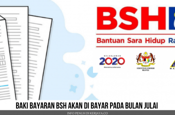 Rasmi Baki Bayaran BSH Akan di Bayar Pada Bulan Julai ~ Bantuan Prihatin Nasional