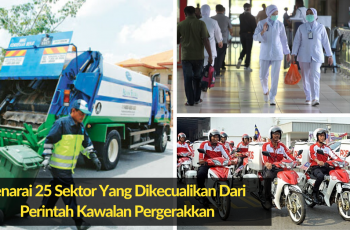 Senarai 25 Sektor Dikecualikan Dari Perintah Kawalan Pergerakkan (1)