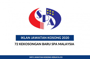 Suruhanjaya Perkhidmatan Awam Malaysia (SPA Malaysia) ~ 72 Kekosongan Baru Tahun 2020