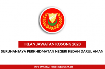 Suruhanjaya Perkhidmatan Negeri Kedah Darul Aman ~ Pembantu Tadbir, Pegawai Tadbir & Penolong Pegawai Tanah