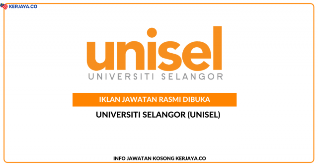 Universiti Selangor (UNISEL) ~ Jawatan Kosong Kaunselor Gred S41