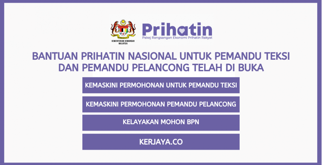 kemaskini permohonan untuk pemandu teksi