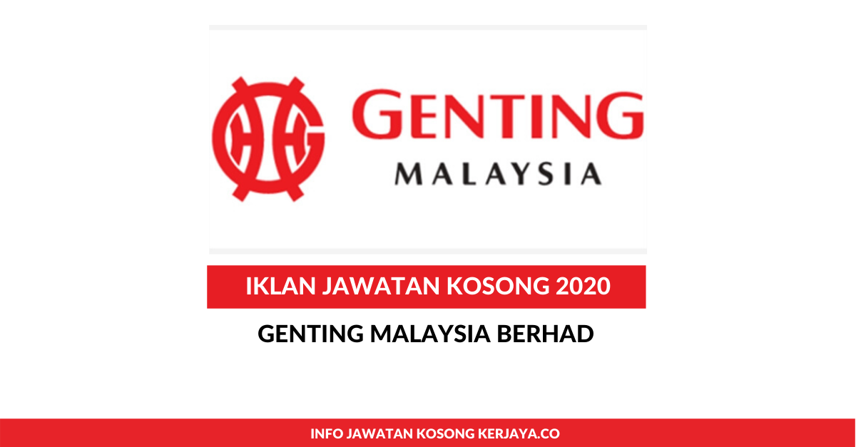 Jawatan Kosong Terkini Genting Malaysia Berhad ~ Pelbagai Kekosongan