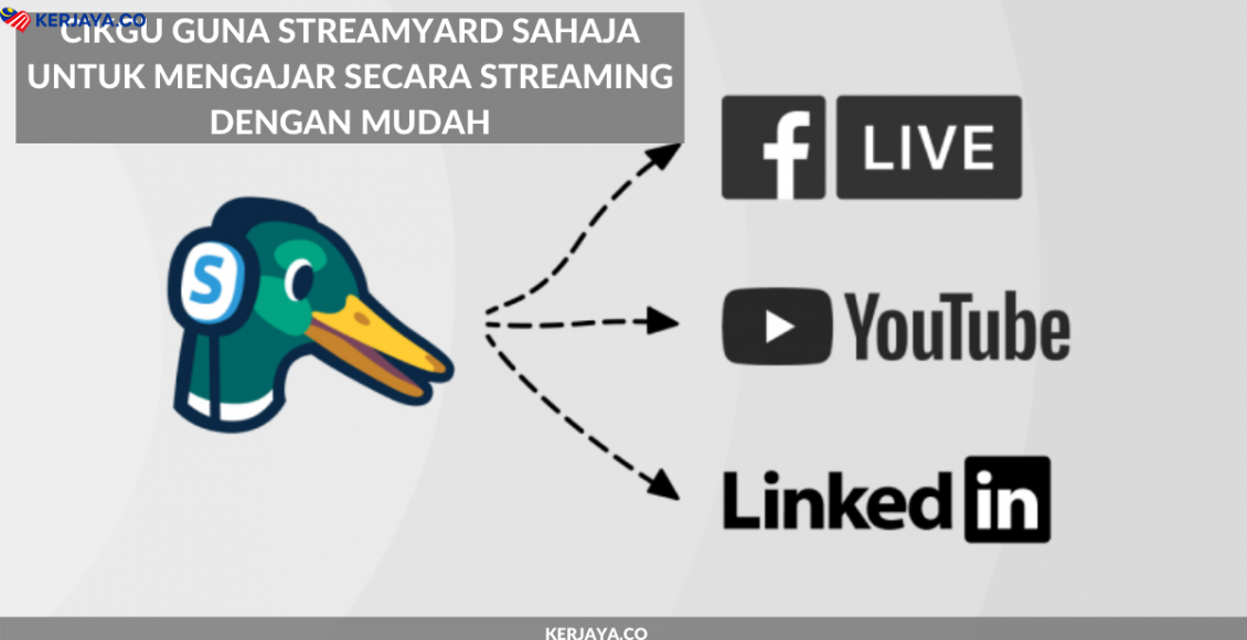 Cikgu Guna StreamYard Sahaja Untuk Mengajar Secara Streaming Dengan Mudah
