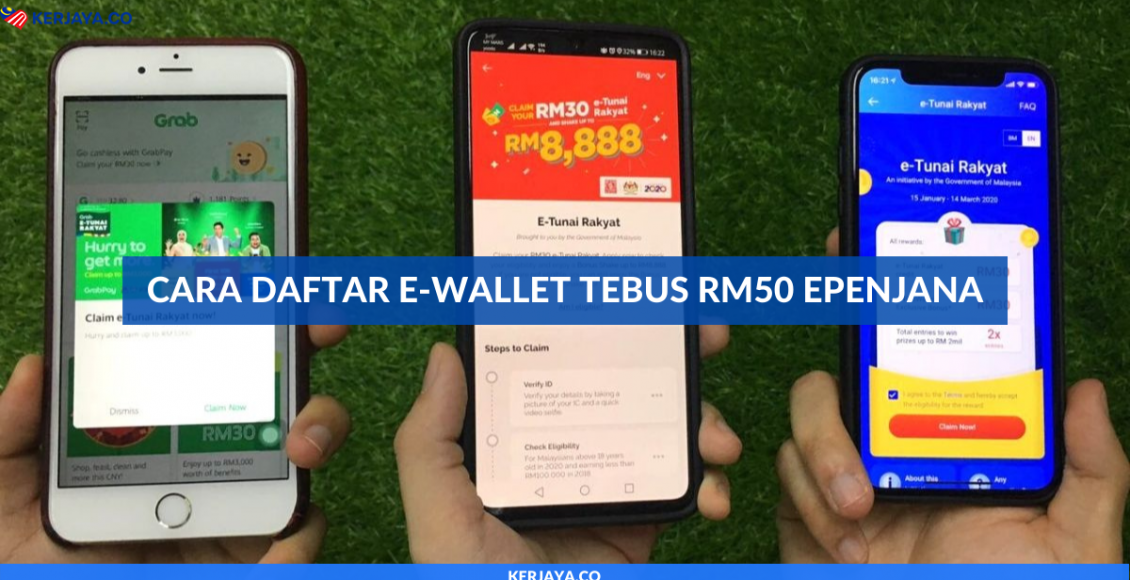 Cara Daftar e-Wallet Tebus RM50 ePenjana
