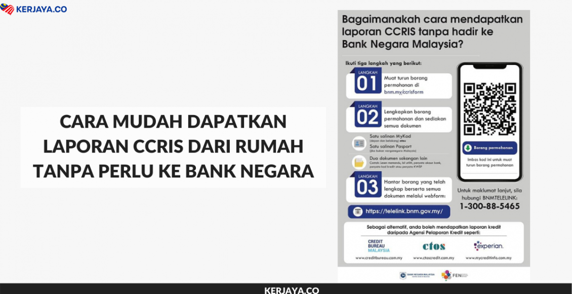 Cara Mudah Dapatkan Laporan CCRIS Dari Rumah Tanpa Perlu Ke Bank Negara