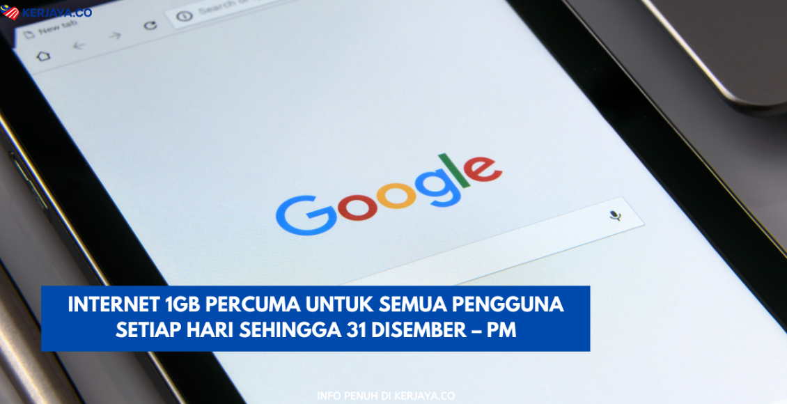 Internet 1GB Percuma Untuk Semua Pengguna Setiap Hari Sehingga 31 Disember – PM