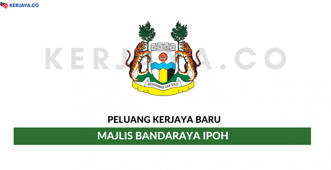 Majlis Bandaraya Ipoh ~ Kekosongan Jawatan Pegawai Tadbir, Pen. Pegawai Tadbir & Pen. Pegawai Teknologi Maklumat