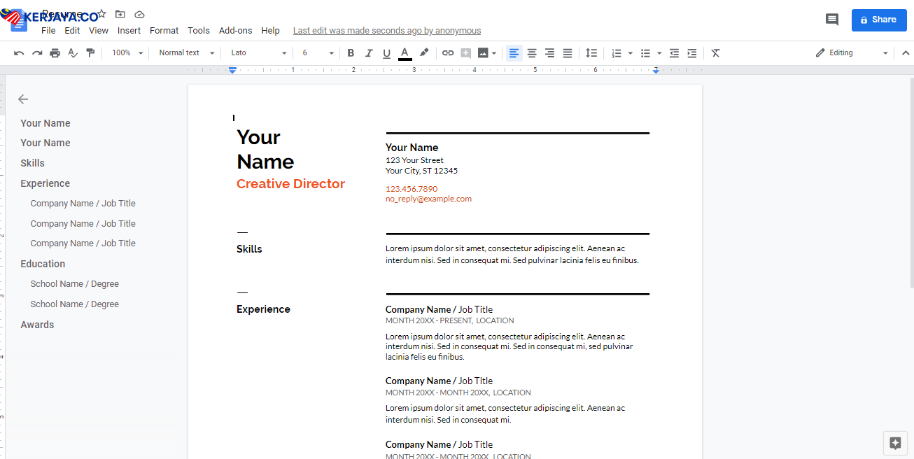 Cara Buat Resume Menggunakan Google Docs, Mudah Sangat