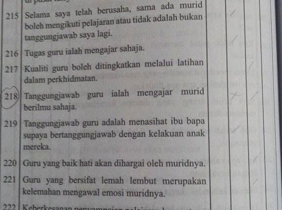 Soalan Ujian MEdSI, Ujian Inventori Pemilihan Pendidik 