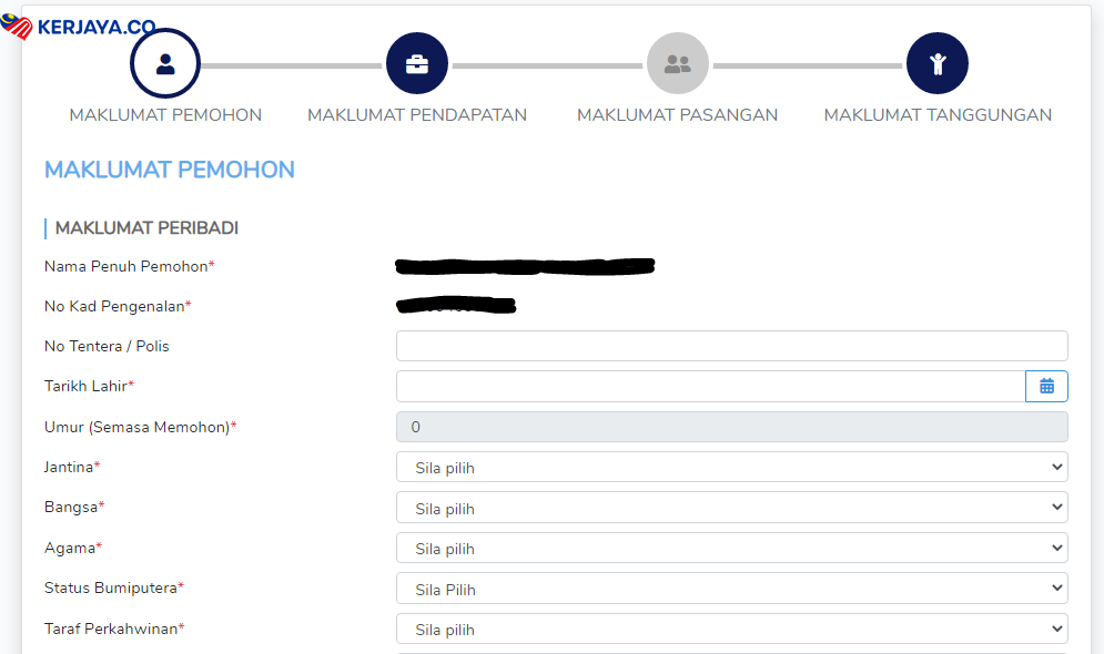 Cara Mohon Perumahan Program Rakyat PPR Secara Online Melalui SPRN
