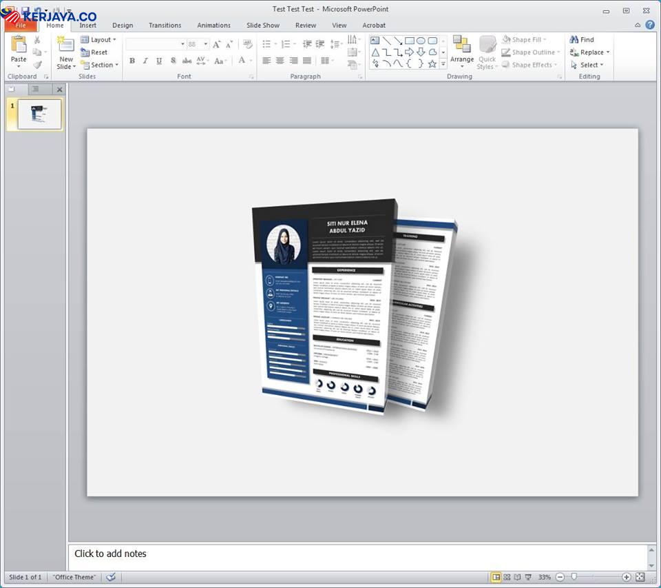 Guna Powerpoint Pun Boleh Buat Resume Yang Cantik ...