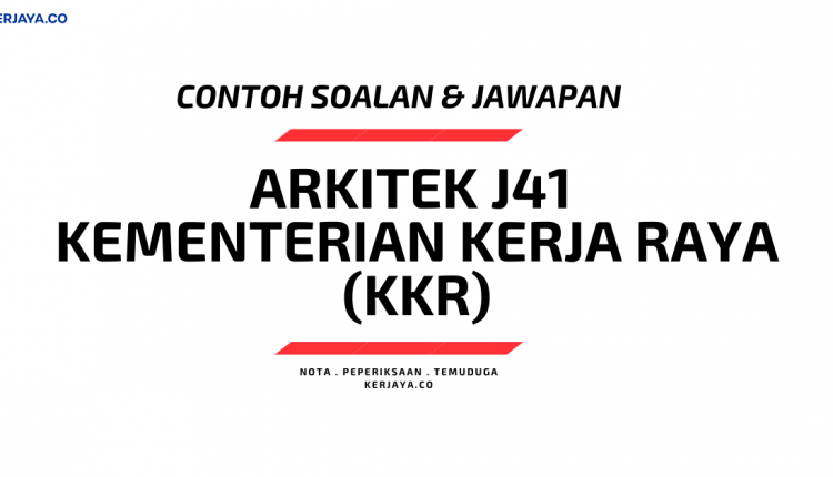 Soalan Arkitek J41