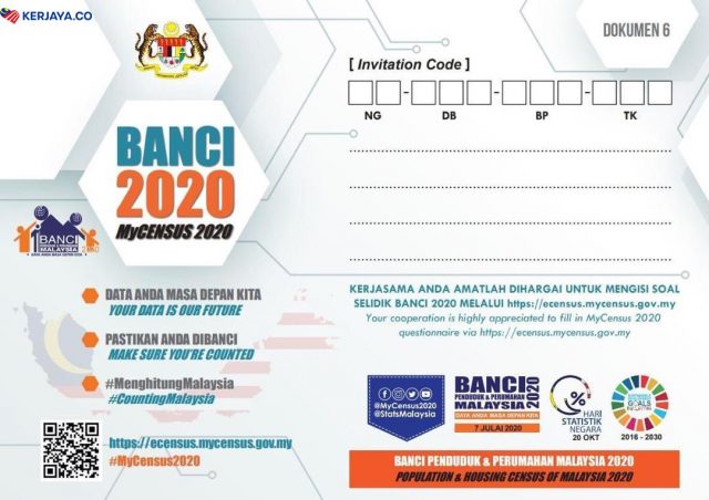 e-CENCUS Banci Malaysia 2020. Ini Cara Daftar Dan Jawab ...