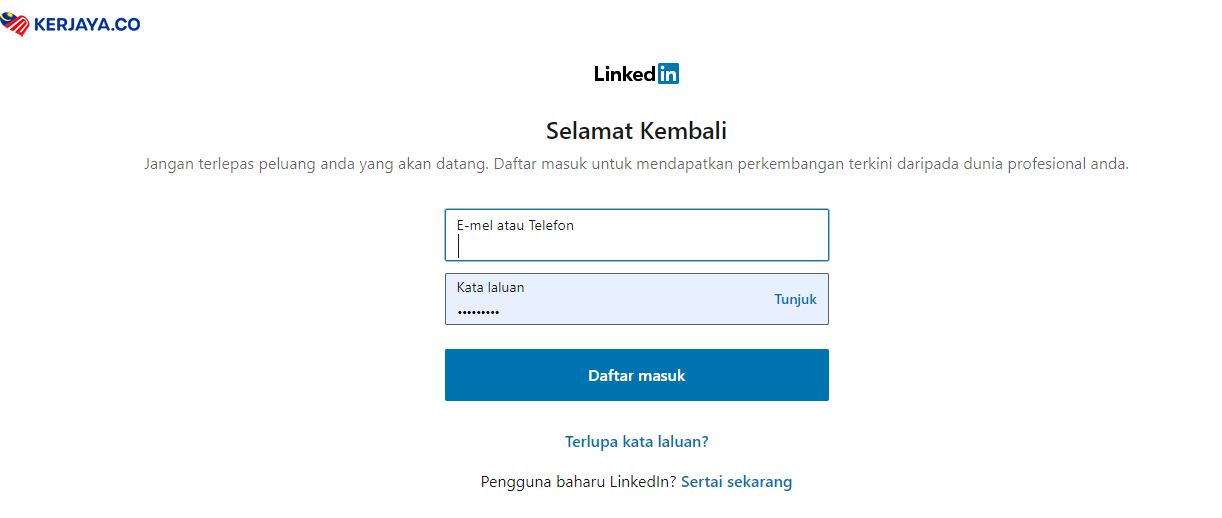 Cari Kerja Melalui LinkedIn. Jom Daftar Akaun LinkedIn Sekarang
