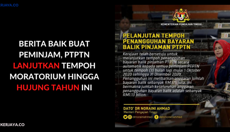 Berita Baik Buat Peminjam, PTPTN Lanjutkan Tempoh Moratorium Hingga Hujung Tahun Ini