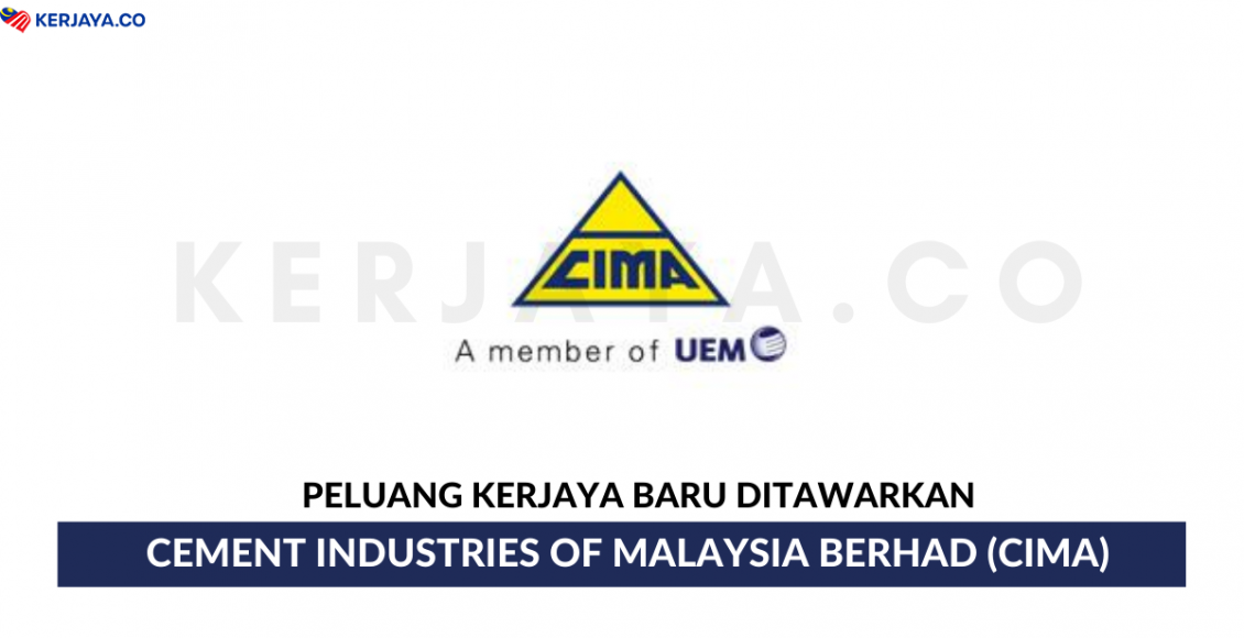 Cement Industries of Malaysia Berhad (CIMA) ~ Eksekutif Jualan