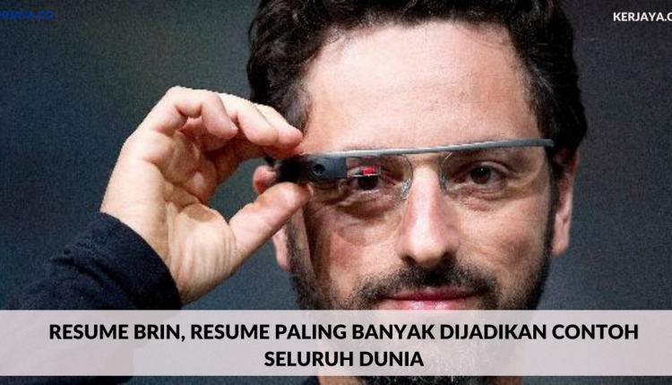 Resume Brin, Resume Paling Banyak Dijadikan Contoh Seluruh 