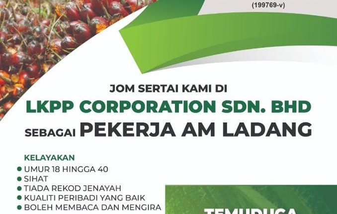 Temuduga Terbuka LKPP Corporation Sdn Bhd