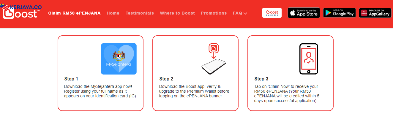 Apa Boleh Buat Dengan ePenjana RM50? Ini Kelebihan ePenjana Menggunakan Boost