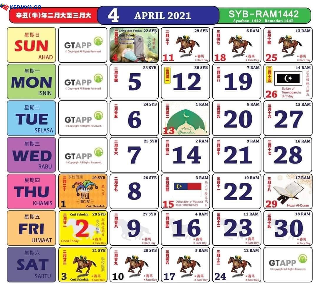  Updated Download Kalender 2022 Ini Jom Plan Cuti Anda 