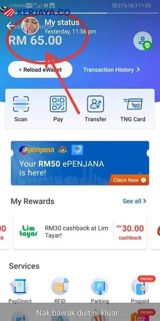 Boleh Ke Cashkan Duit ePenjana RM50? Ikut 4 Cara Mudah Ini