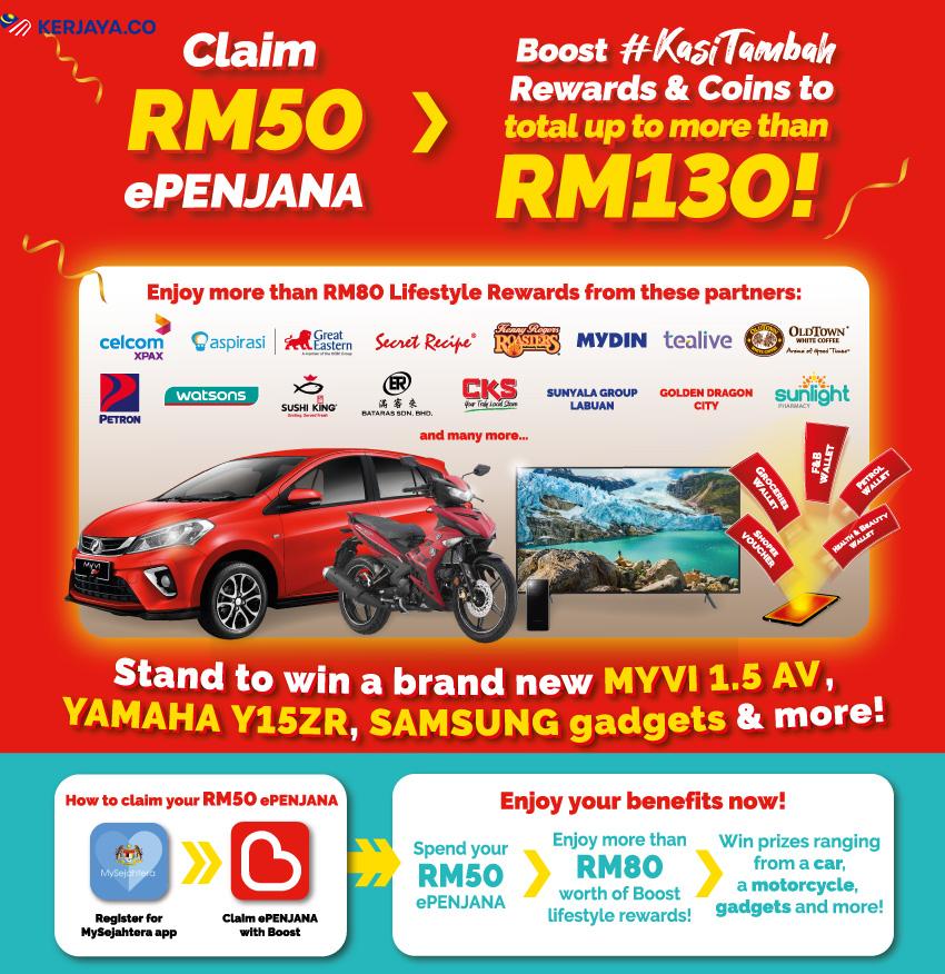 Apa Boleh Buat Dengan ePenjana RM50? Ini Kelebihan ePenjana Menggunakan Boost