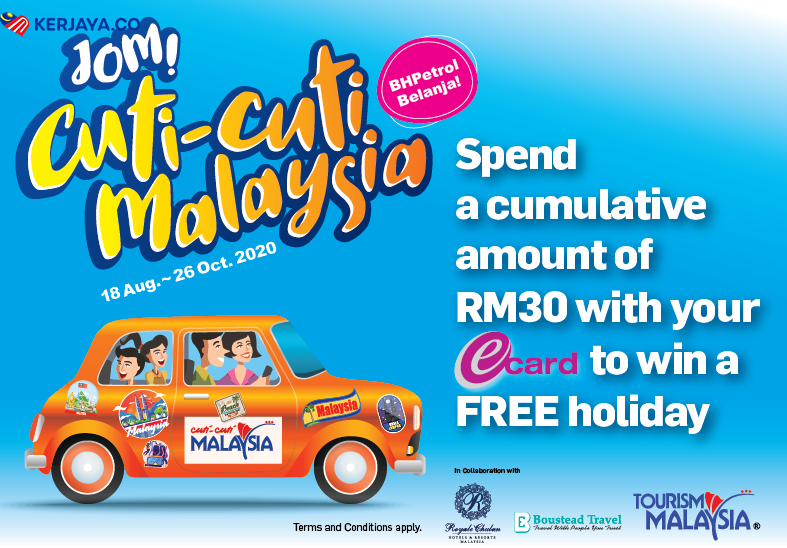 Jom Dapatkan Pakej Percutian Sehingga RM4,000, Wang Belanja dan Baucar Tunai Untuk Dimenangi Sempena Hari Merdeka