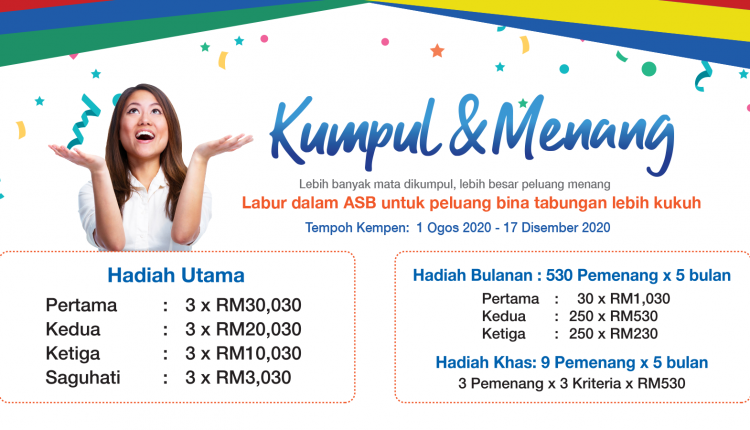 Menangi Hadiah Sehingga RM1 Juta Dari ASB Melalui Kempen 