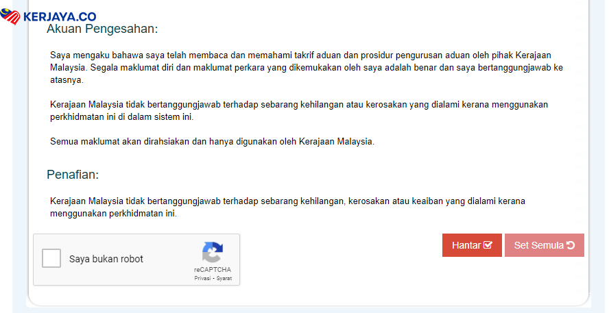 Cara Atasi Masalah Nama atau Email Tidak Sama Dengan Permohonan Sebelum Ini di Portal MySPP