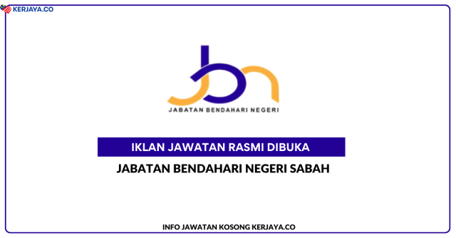 Jabatan Bendahari Negeri Sabah ~ Pembantu Tadbir, Akauntan & Penolong Akauntan