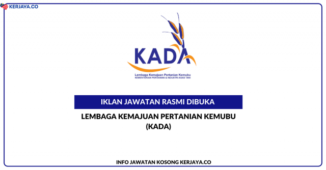 Lembaga Kemajuan Pertanian Kemubu (KADA) ~ Jawatan Kosong Personel Mystep