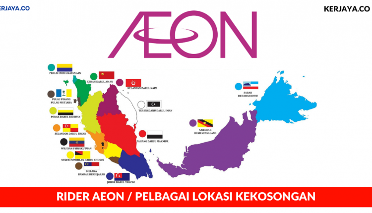 Rider AEON _ Pelbagai Lokasi Kekosongan