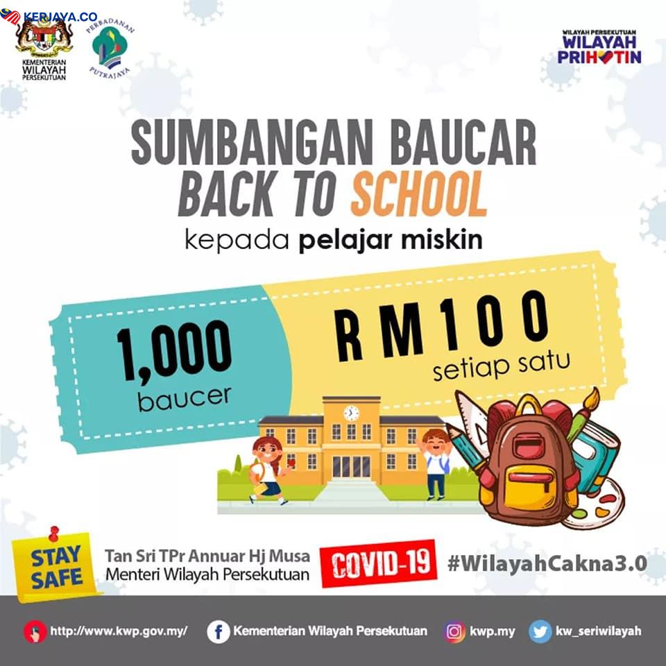 Inilah Senarai Bantuan Inisiatif Wilayah Cakna. RM3,000 Kepada Peniaga, Pelajar Dan Orang Awam