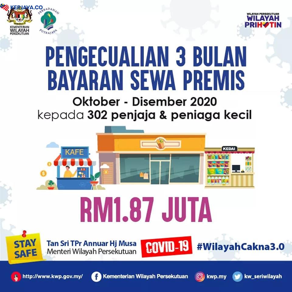 Inilah Senarai Bantuan Inisiatif Wilayah Cakna. RM3,000 Kepada Peniaga, Pelajar Dan Orang Awam