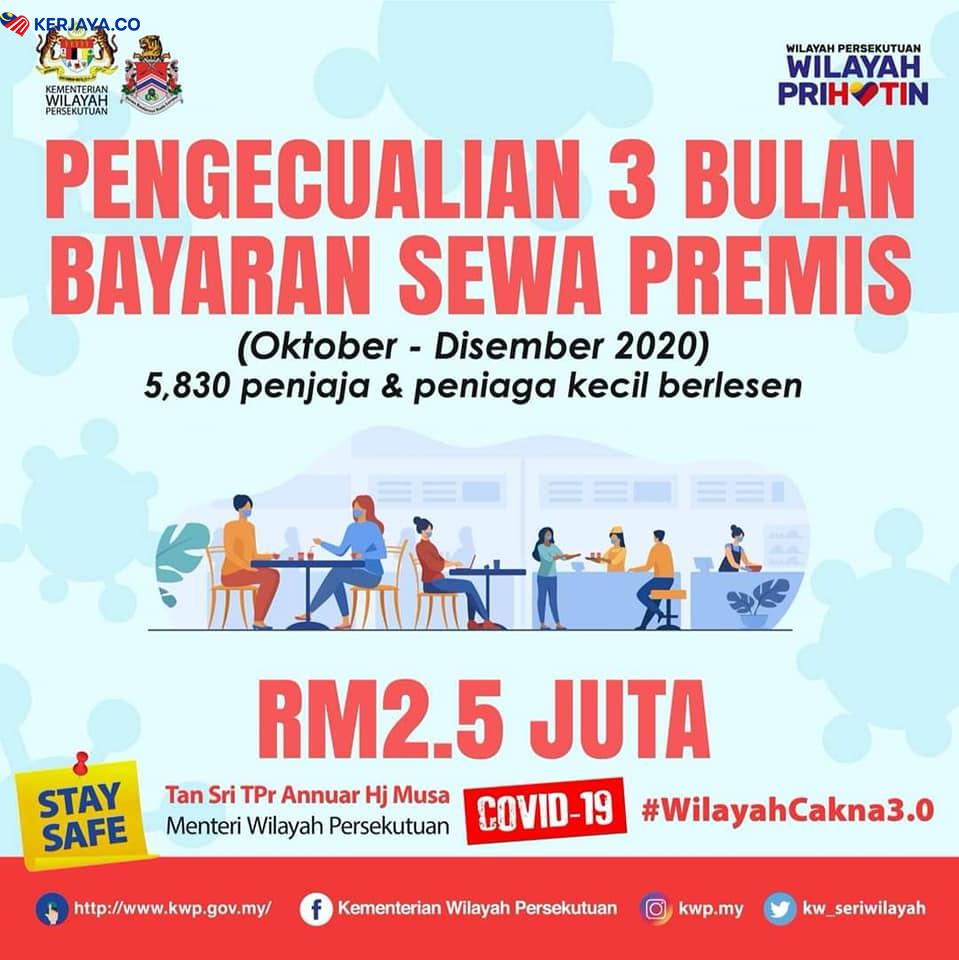 Inilah Senarai Bantuan Inisiatif Wilayah Cakna. RM3,000 Kepada Peniaga, Pelajar Dan Orang Awam