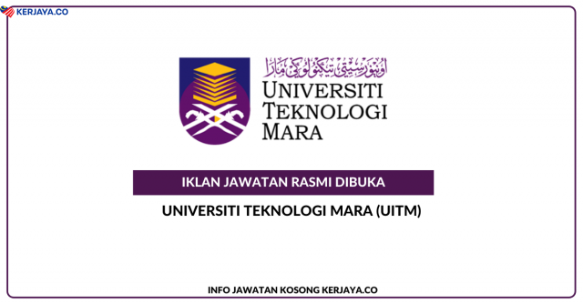 Universiti Teknologi Mara (UiTM) Cawangan Pulau Pinang ~ Jawatan Kosong Penolong Pegawai Kebudayaan & Juruteknologi Makmal Perubatan