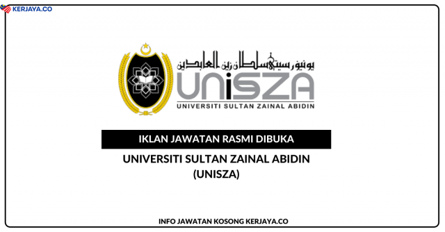 Universiti Sultan Zainal Abidin (UNISZA) ~ Pelbagai Jawatan