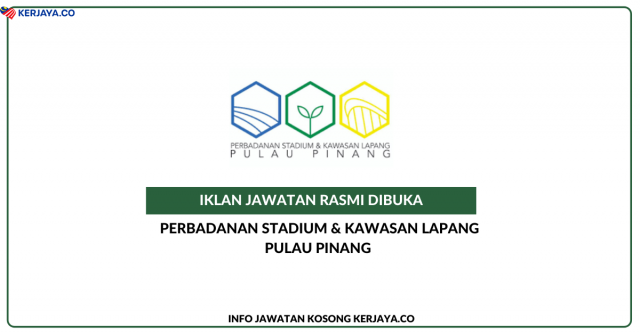 Perbadanan Stadium & Kawasan Lapang Pulau Pinang ~ Jawatan Kosong Penolong Akauntan Gred W5