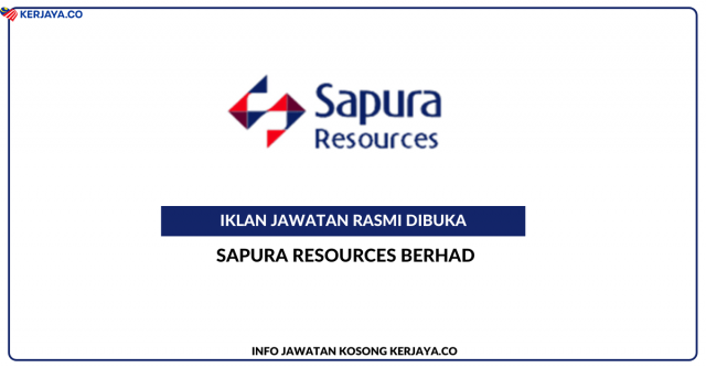 Sapura Resources Berhad ~ Kekosongan Jawatan Head of Corporate Planning & Treasury, Assistant Manager, Corporate Planning & Treasury,Facilities Engineer Mechanical &  Share Contract / Part time (Waiter/Server/Commis)