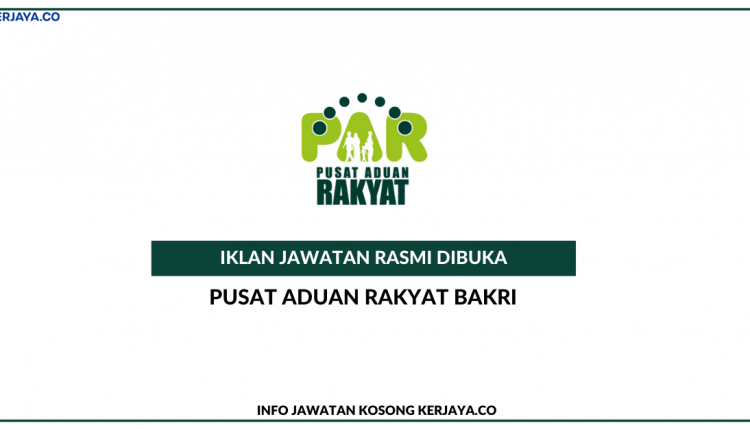 Pusat Aduan Rakyat Bakri • Kerja Kosong Kerajaan