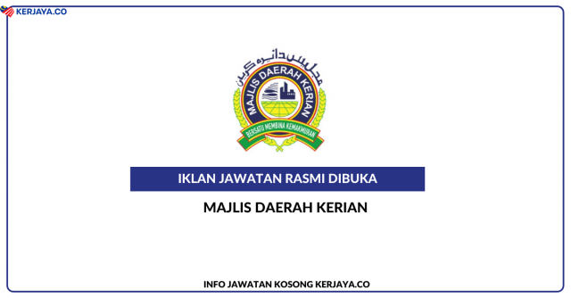 Majlis Daerah Kerian ~ Jawatan Kosong Penolong Pegawai Kesihatan Persekitaran Gred U29